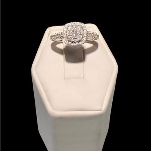 Womens Diamond Ring. Beautiful Princess Cut